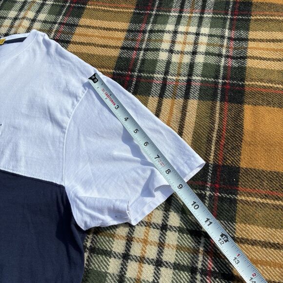 POLO Ralph Lauren Shirt Mens 2XL K Swiss Big Logo Color Block Preppy Old Money - Picture 10 of 14